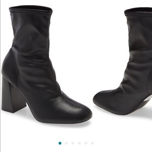 Brand new top shop leather ankle boots